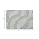 Woven Pvc Placemat Wave - Set of 12