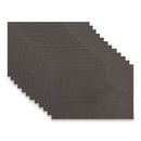 Woven Pvc Placemat Triangle - Set of 12