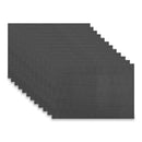 Woven Pvc Placemat Triangle - Set of 12