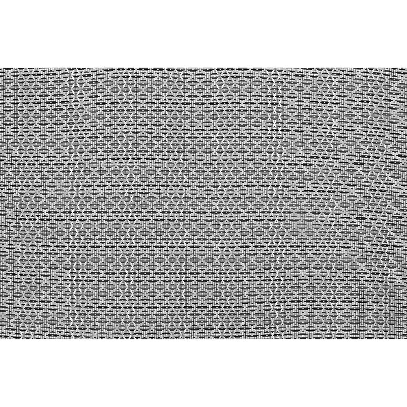 Woven Pvc Placemat Triangle Dot - Set of 12