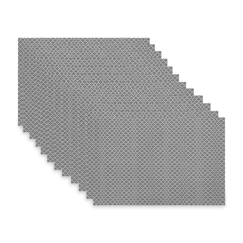 Woven Pvc Placemat Triangle Dot - Set of 12