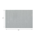Woven Pvc Placemat Triangle Dot - Set of 12