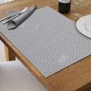 Woven Pvc Placemat Triangle Dot - Set of 12