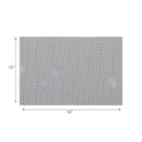 Woven Pvc Placemat Triangle Dot - Set of 12