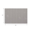 Woven Pvc Placemat Triangle Dot - Set of 12