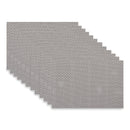 Woven Pvc Placemat Triangle Dot - Set of 12
