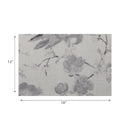 Woven Pvc Printed Placemat Sepia Watercolor - Set of 12