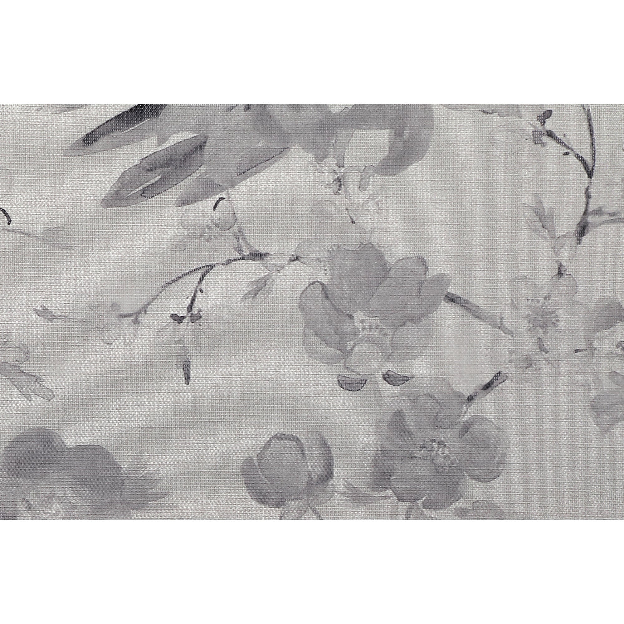 Woven PVC Printed Placemat Sepia Watercolor Design, Floral Dining Table Mat, Heat Resistant Kitchen Decor, Set of 12