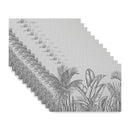 Woven Pvc Printed Placemat - Set of 12