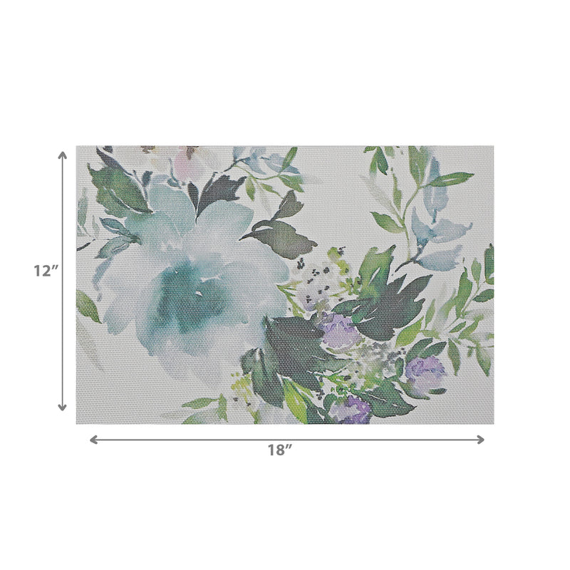 Woven Pvc Printed Placemat - Set of 12