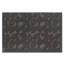 Poly-Linen Printed Placemat Leave Green - Set of 12