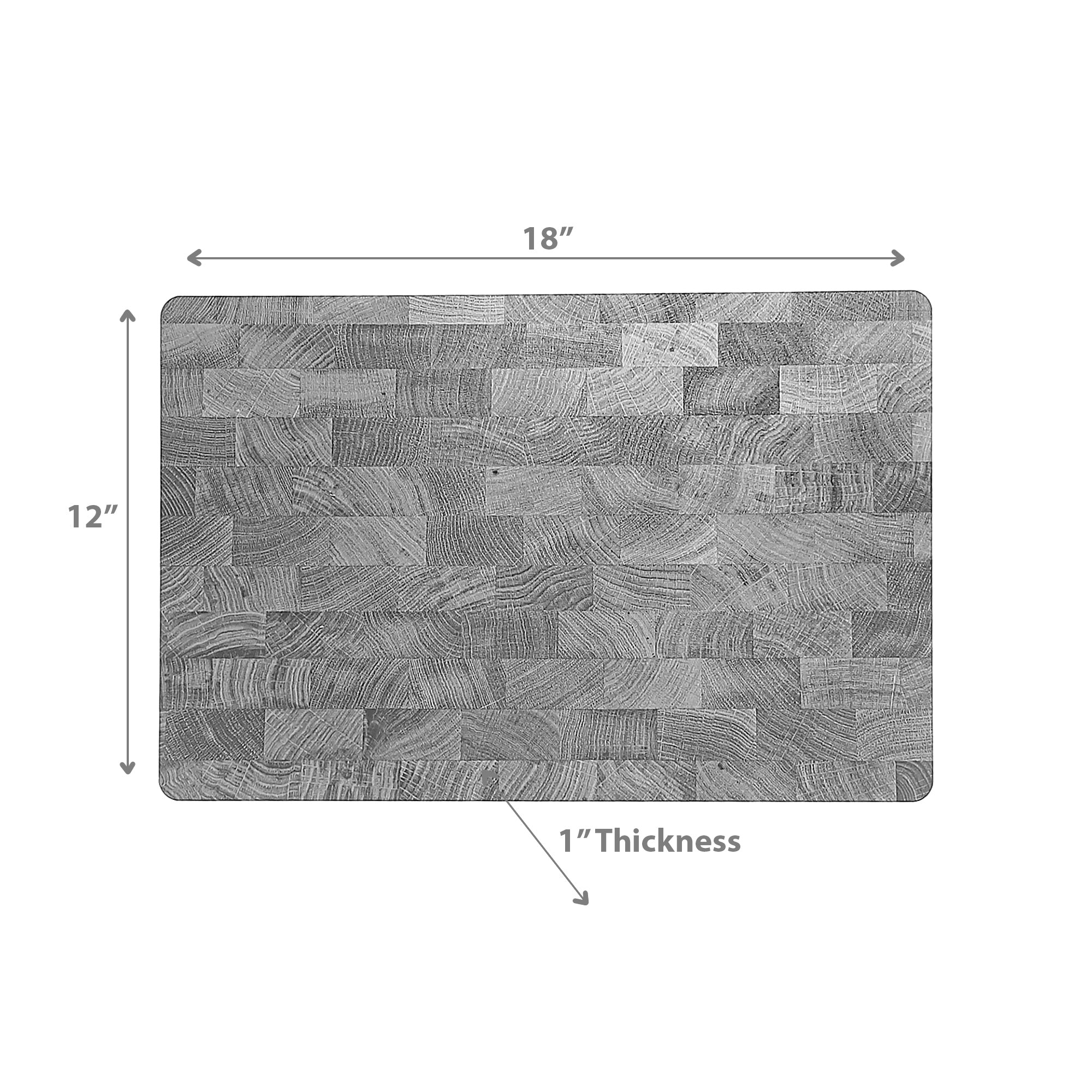 Wood Grey/Black Printed Cork Backed Placemat Set of 12 – Rustic Kitchen Table Decor