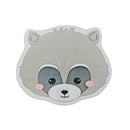 Racoon Head Placemat With Eva Backing - Set of 12