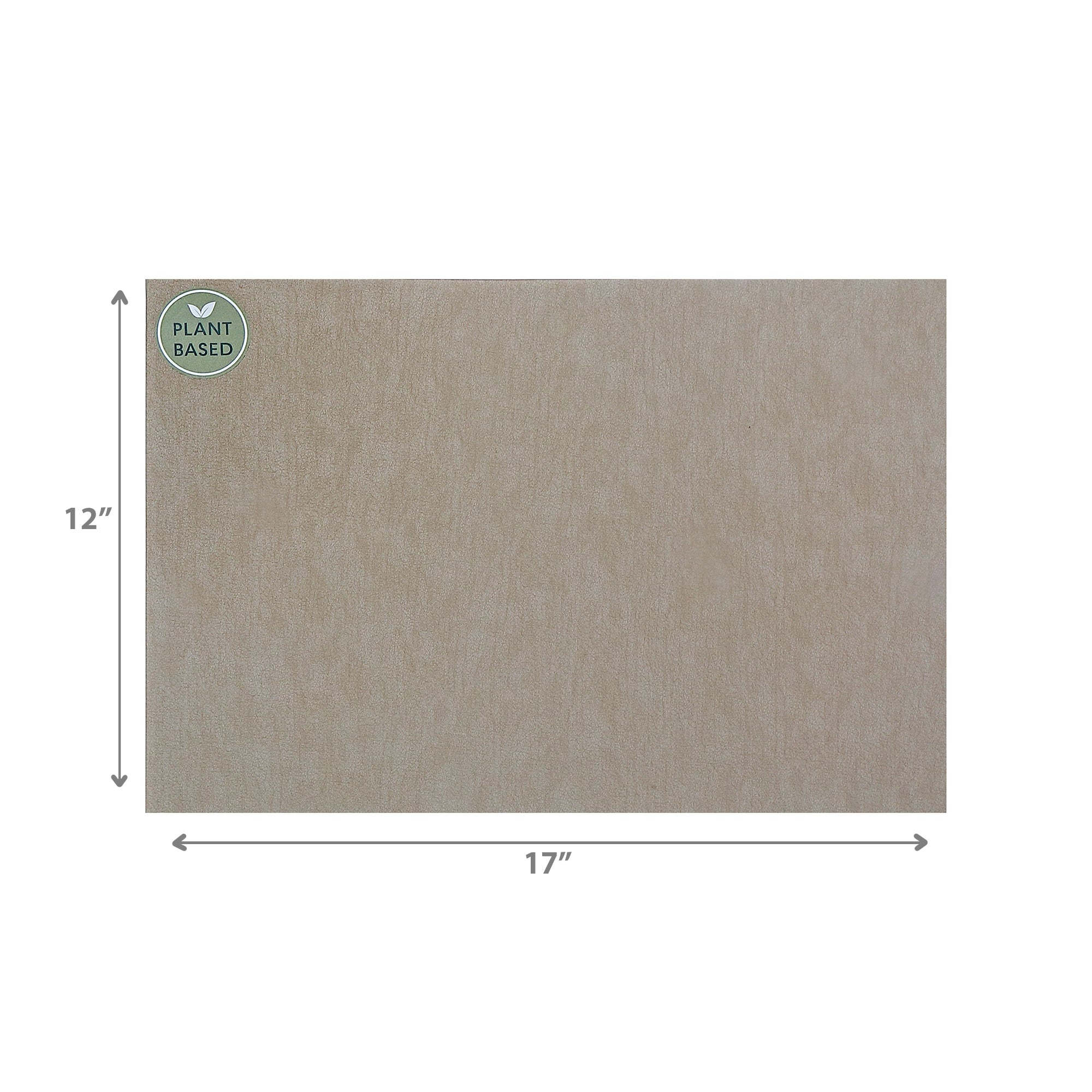 Maison Concepts Plant Based Placemat Walnut Shell Beige - Set of 12