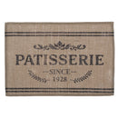 Burlap Placemat Patisserie - Set of 12