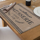 Burlap Placemat Patisserie - Set of 12