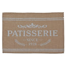 Burlap Placemat Patisserie - Set of 12