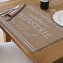 Burlap Placemat Patisserie - Set of 12