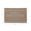 Burlap Placemat Patisserie - Set of 12