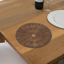 Round Heavy Bamboo Placemat - Set of 6