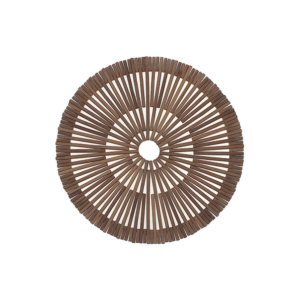 Round Heavy Bamboo Placemat - Set of 6