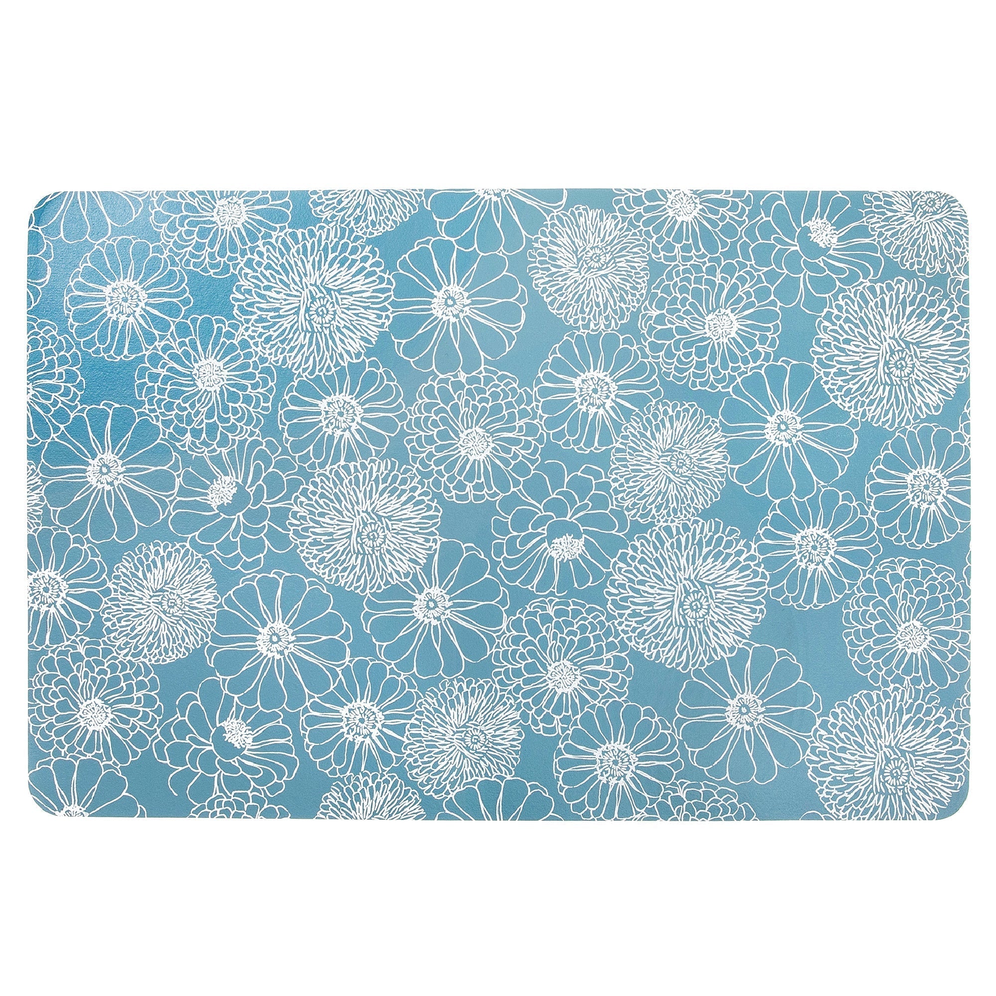 Memory Foam Floor Mat Chrysanthemum Floral, Kitchen Comfort Mat, Anti-Fatigue Home Mat