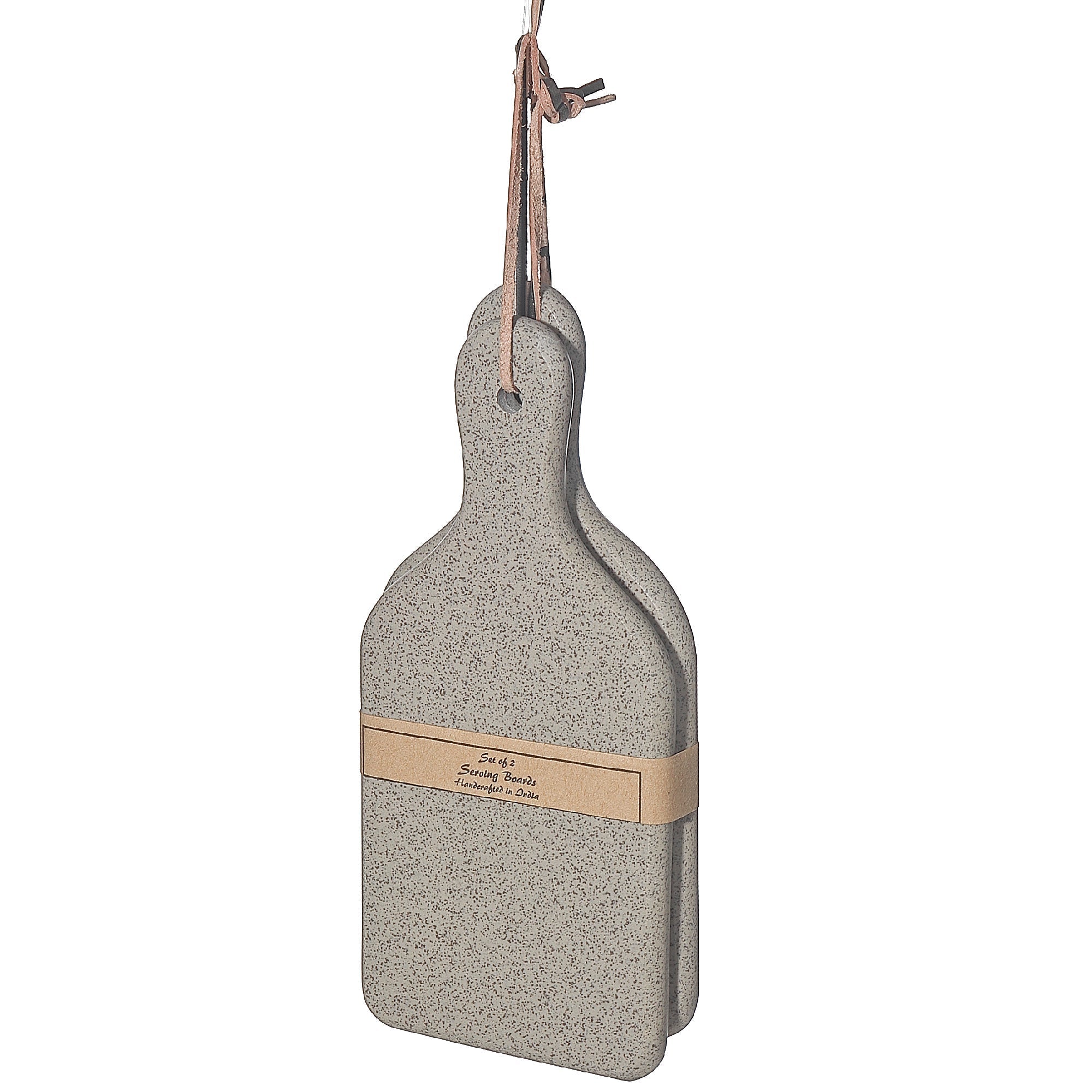 2Pc Terrazzo Marble Cheese Board 11X5"