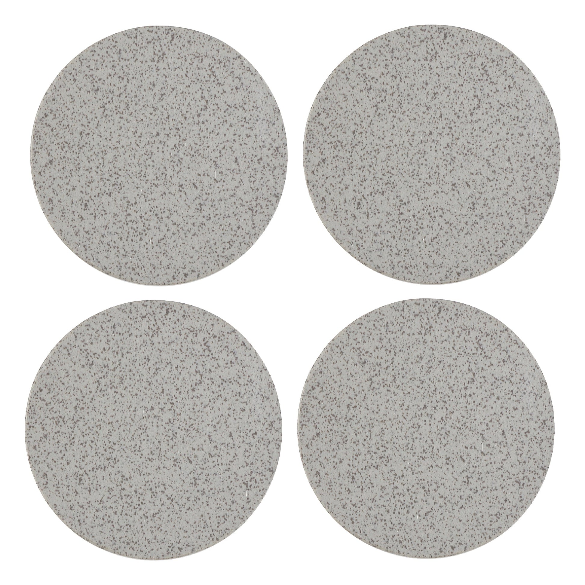 4PC Terrazzo Stone Round Coaster 4X4