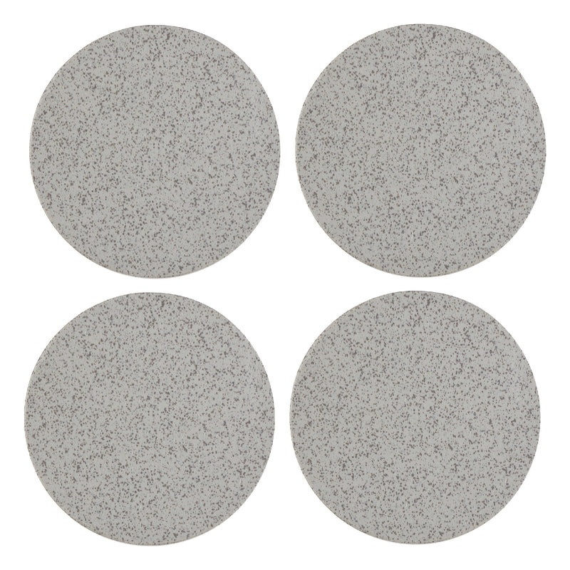 4PC Terrazzo Stone Round Coaster 4X4