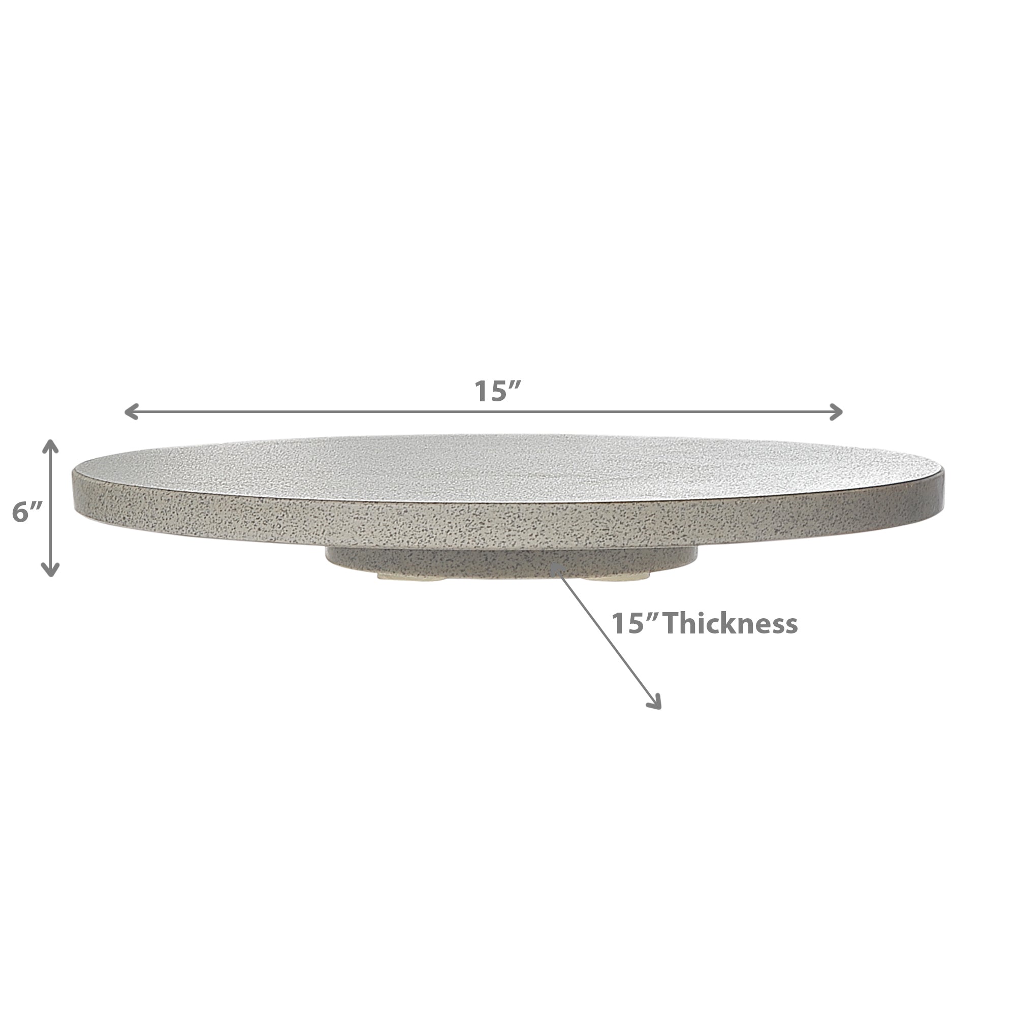 Stone Terrazzo Lazy Susan, Kitchen Table Turntable, Dining Serving Accessory