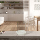 Glass Candle Holder With Marble Base