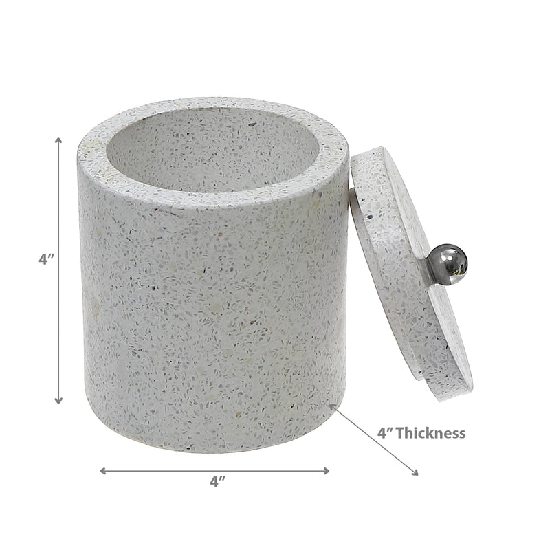 Terrazzo Canister White