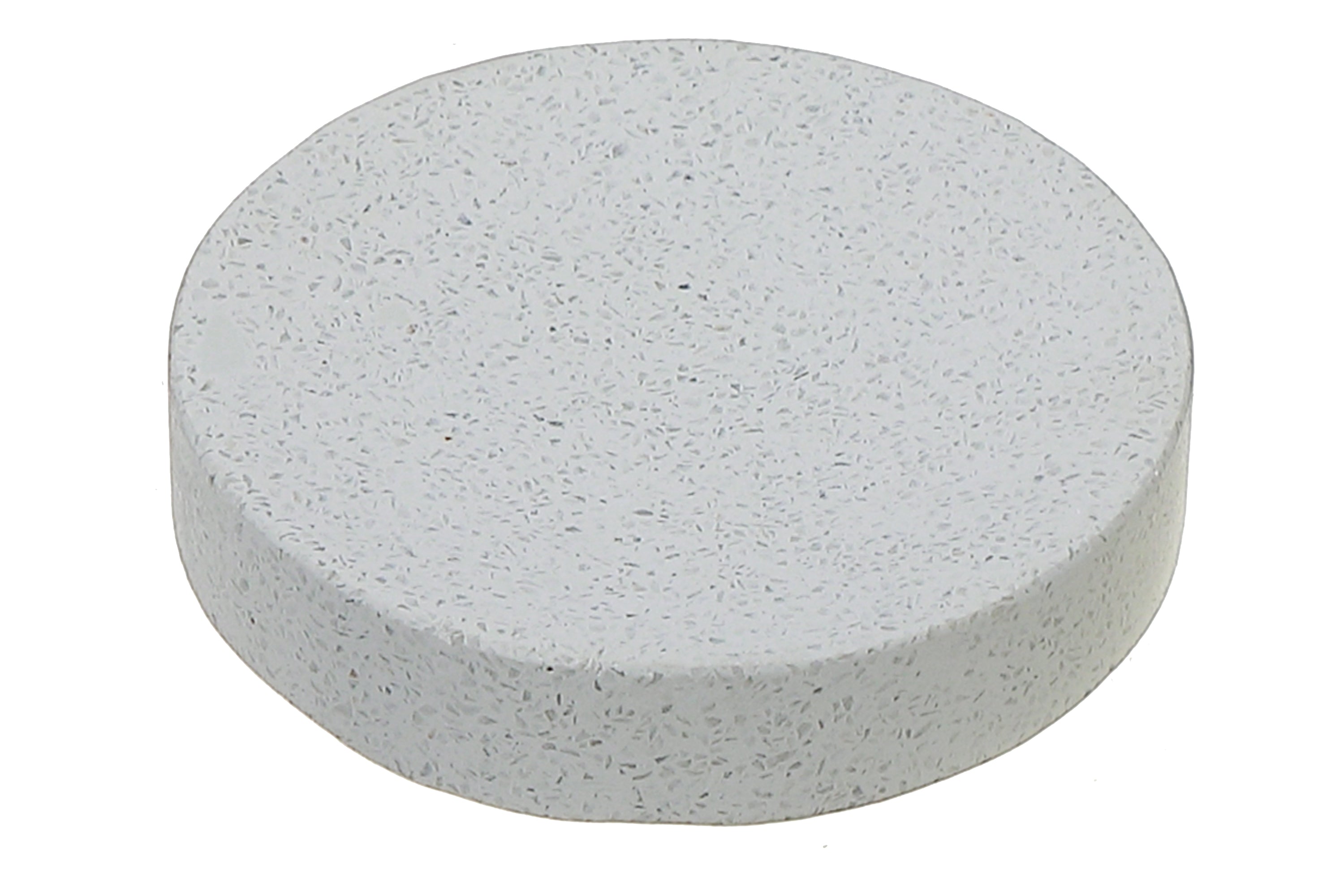 White Terrazzo Soap Dish – Bathroom Vanity Accessory