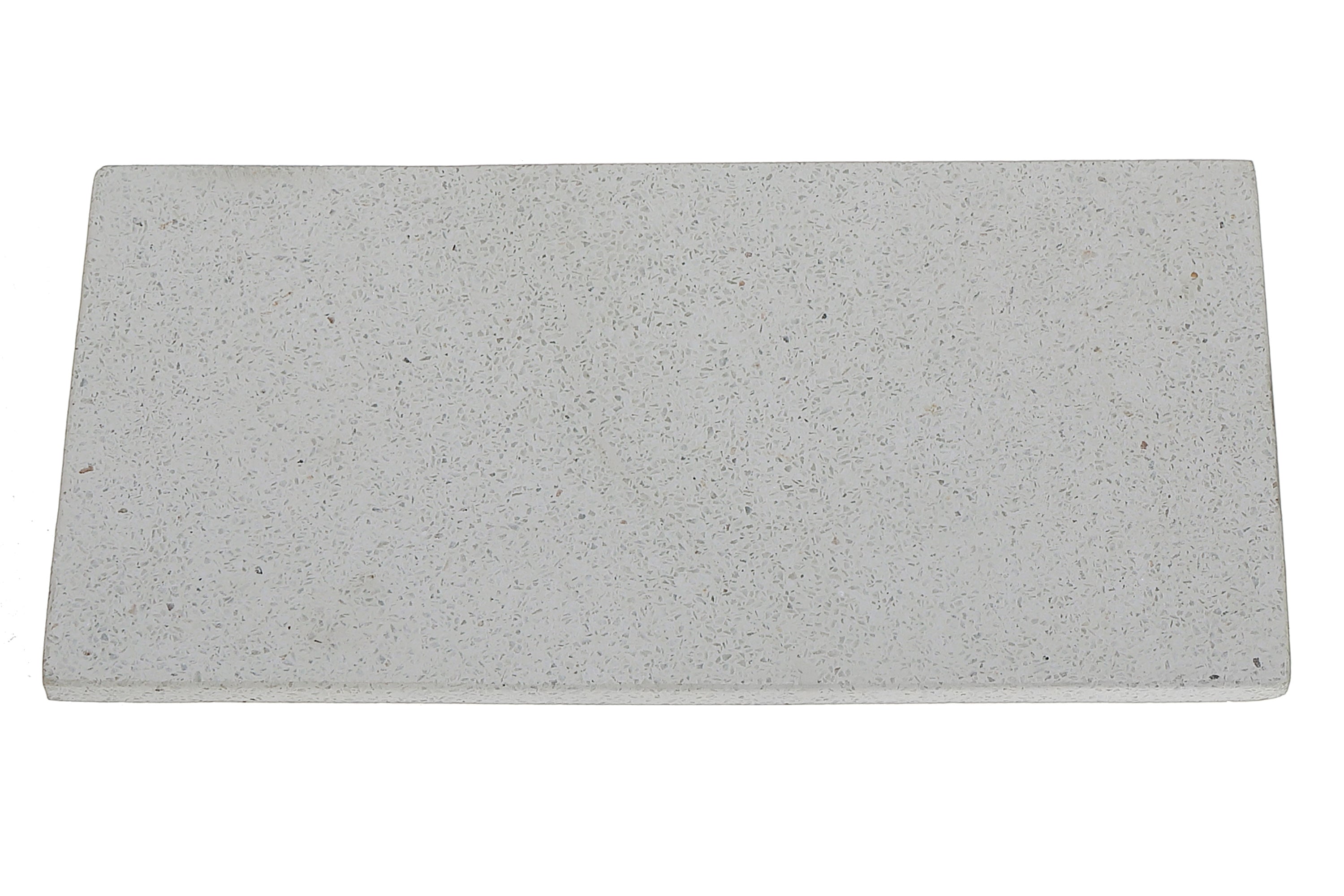 White Terrazzo Rectangular Tray – Bathroom or Kitchen Organizer, Decorative Tray
