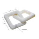 Marble Chain Decorativer White