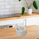 Marble Hexagon Mortar & Pestle White