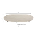 Vivienne Trevantine Marble Oval Tray