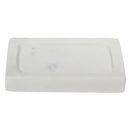 Beatrice White Marble Rectangle Soap Dish