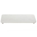 Beatrice White Marble Rectangle Tray