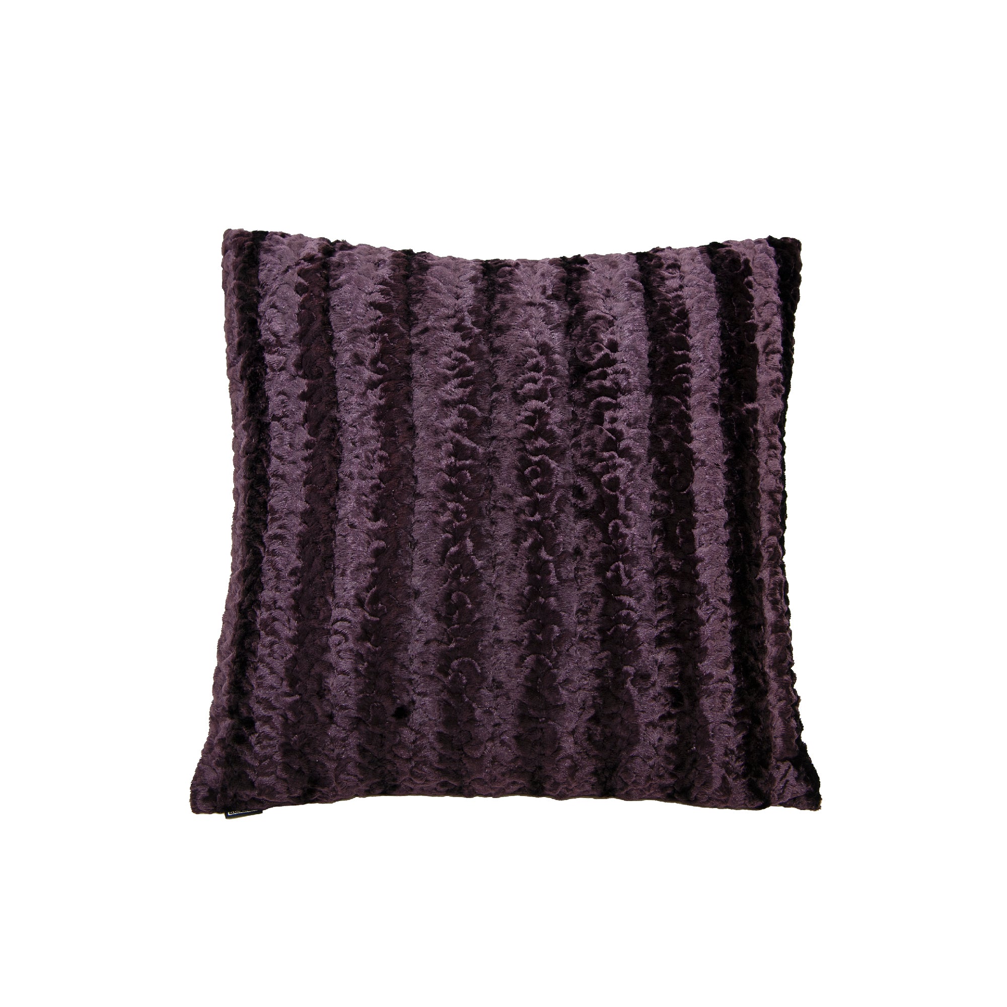 Elegant Purple Tuxedo Throw Pillow, 18" x 18" - Set of 2