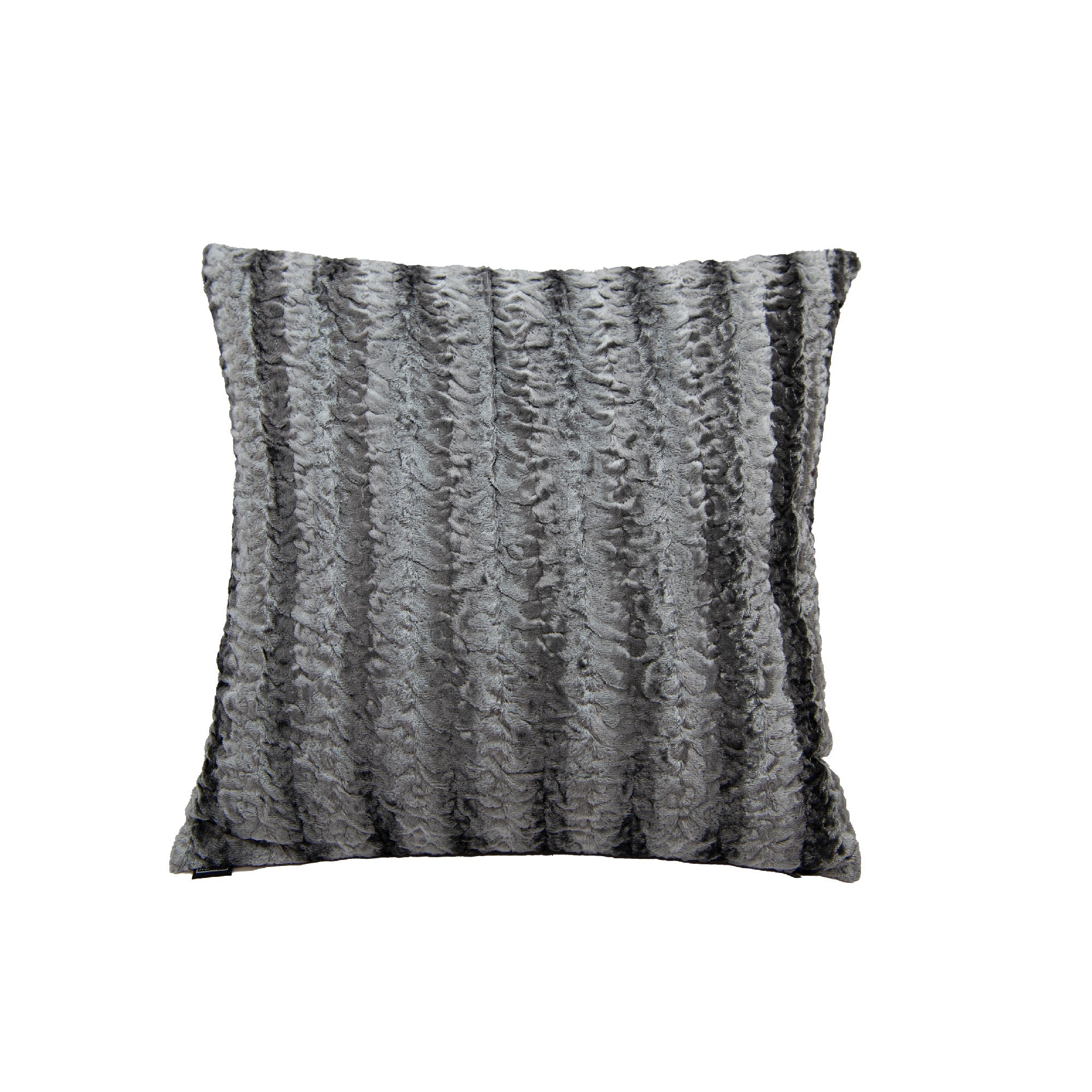 Elegant Silver Tuxedo Throw Pillow, 18" x 18" - Set of 2