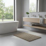 Taupe Spa Loop Microfiber Bath Mat, 20" x 32"