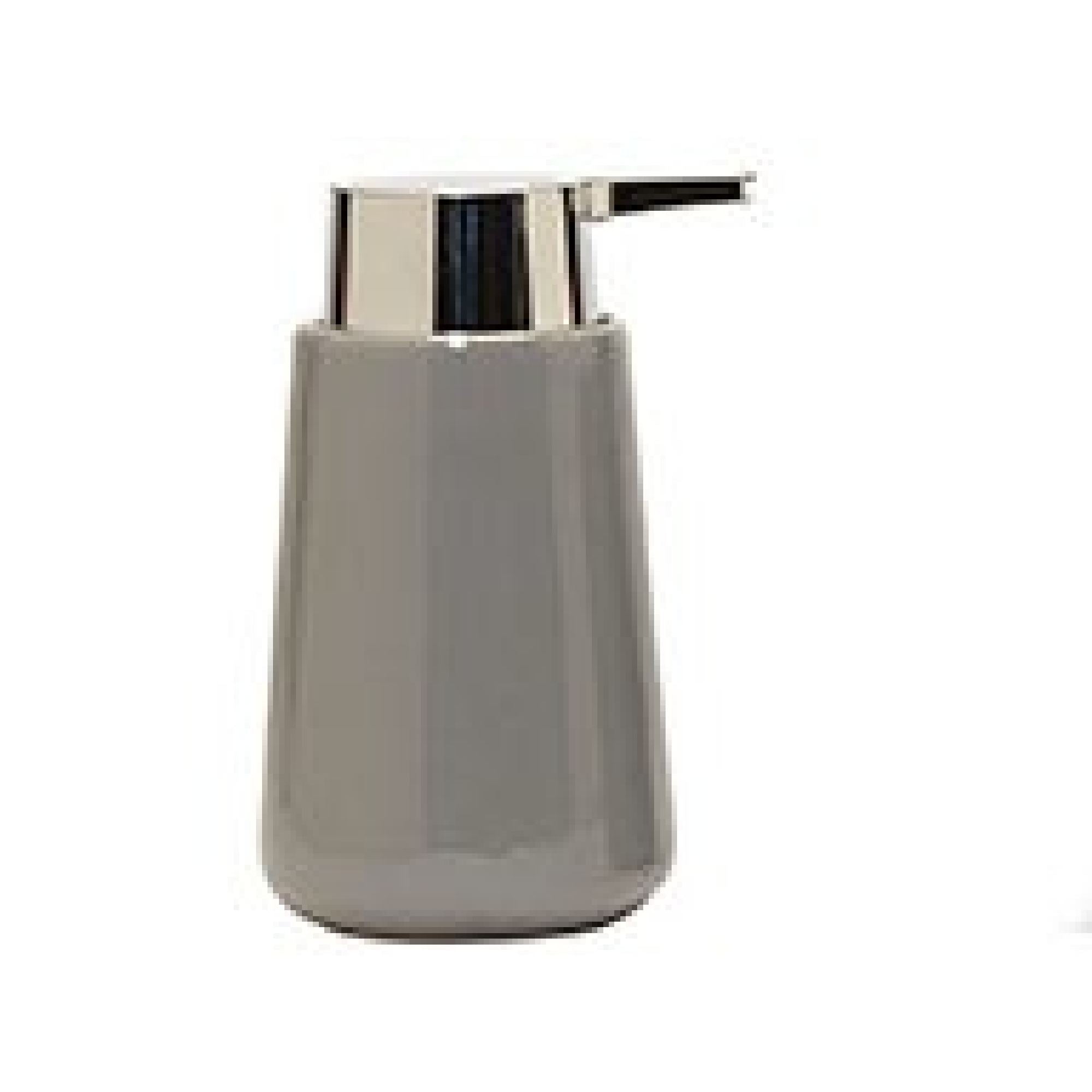 Modern Grey Ceramic Soap Dispenser - Set of 2
