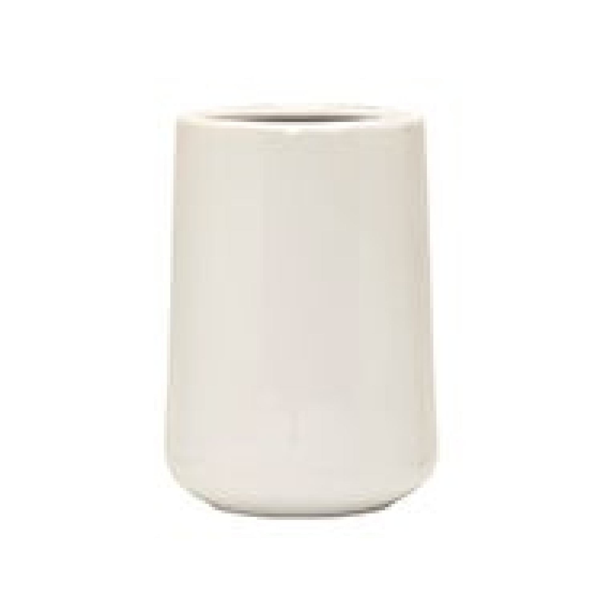 Minimalist White Ceramic Toothbrush Holder - Set of 2