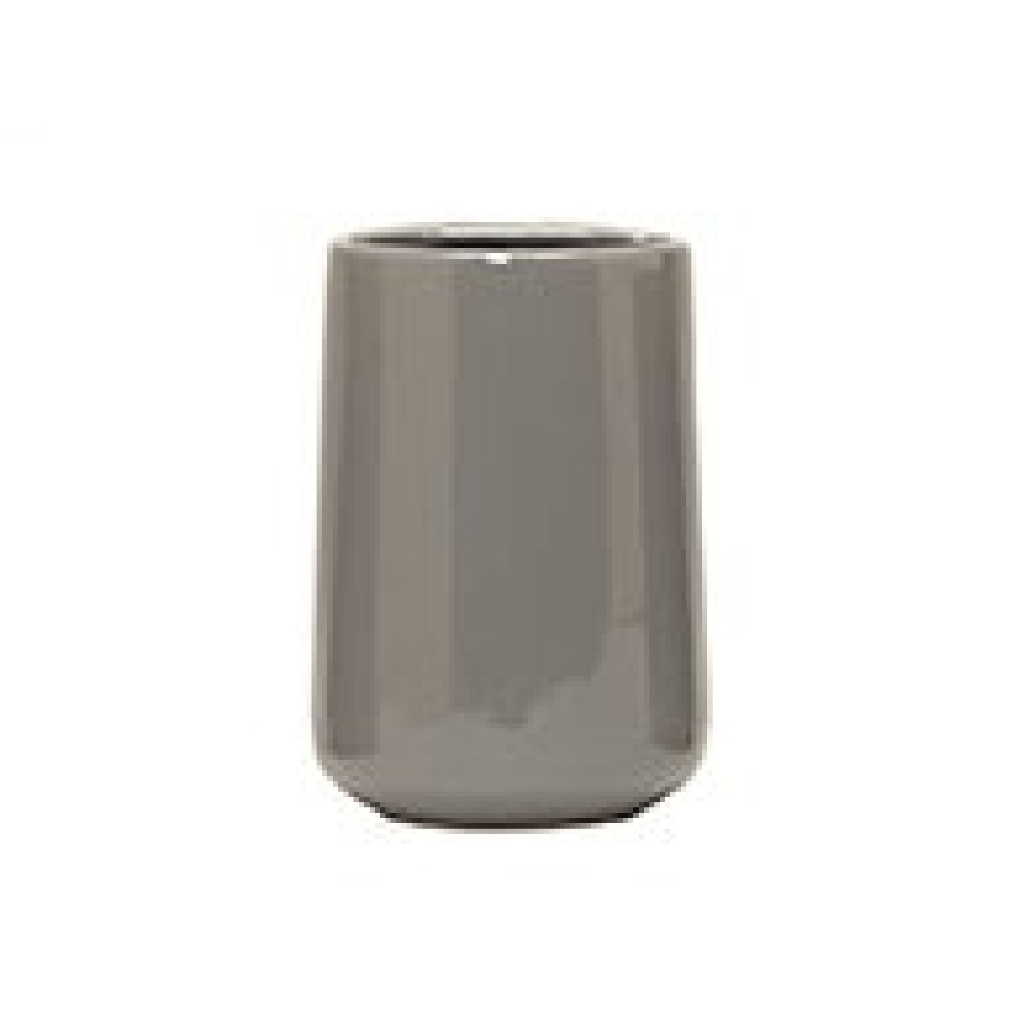 Modern Grey Ceramic Toothbrush Holder - Set of 2