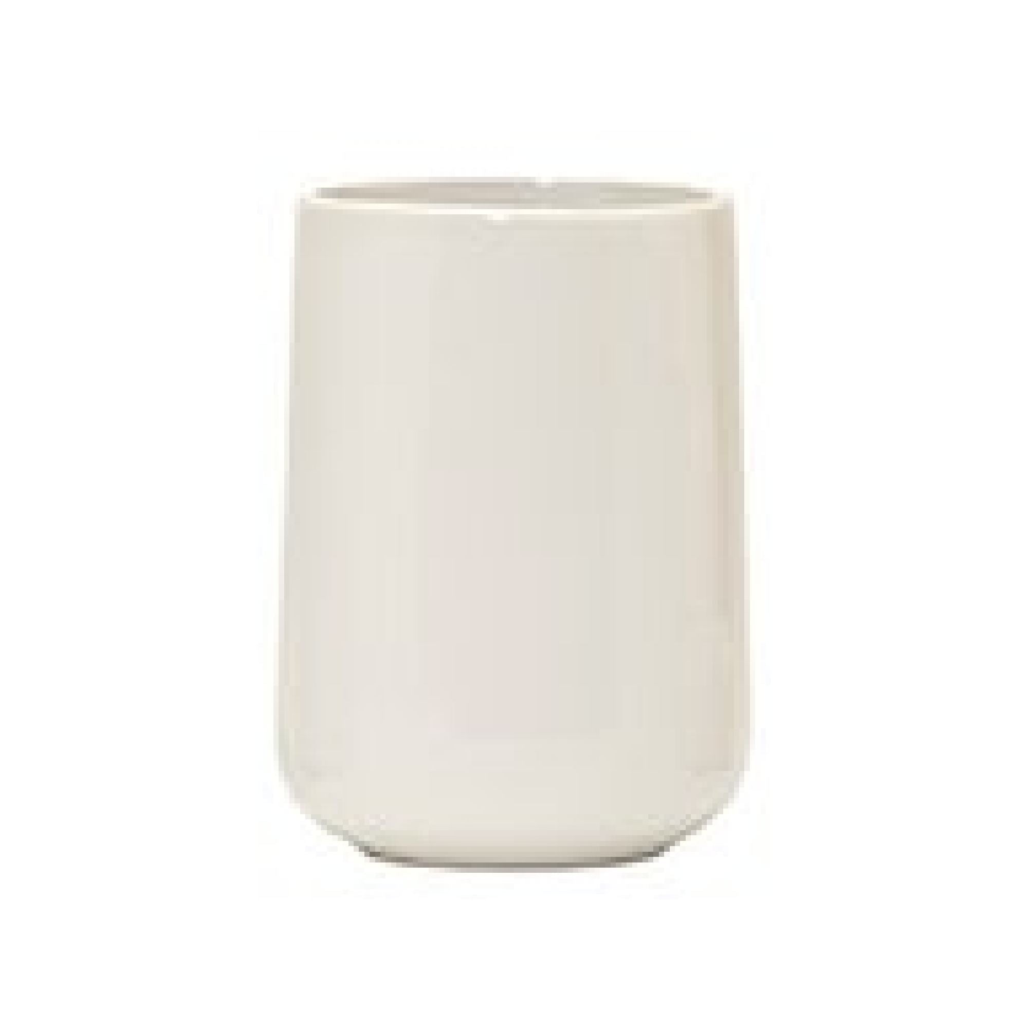 Simple White Ceramic Tumbler for Everyday Use - Set of 2