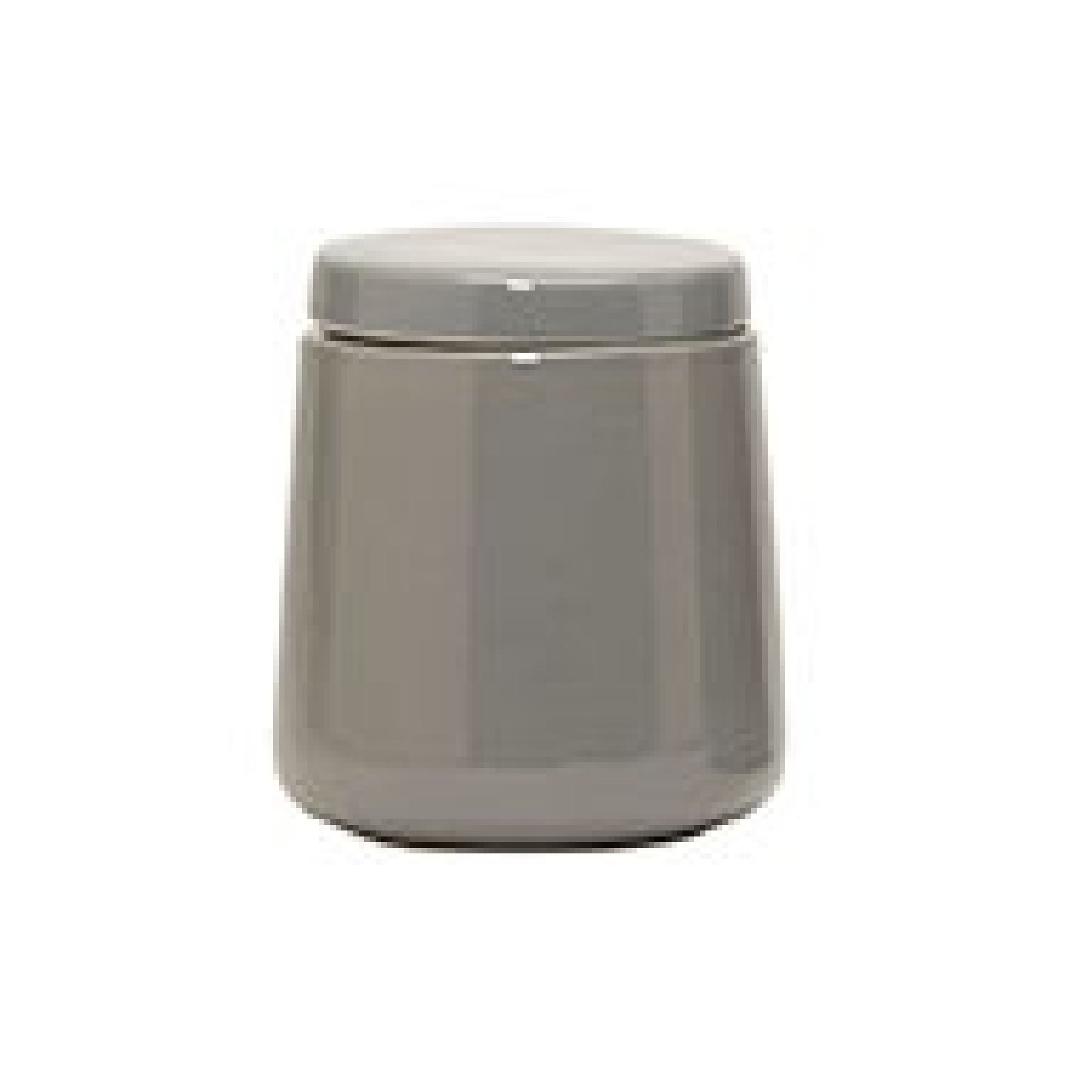 Handy Grey Ceramic Canister for All Your Storage Needs - Set of 2