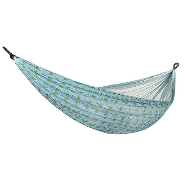 Mesh Hammock Blue Palm Tree - 4PC Set