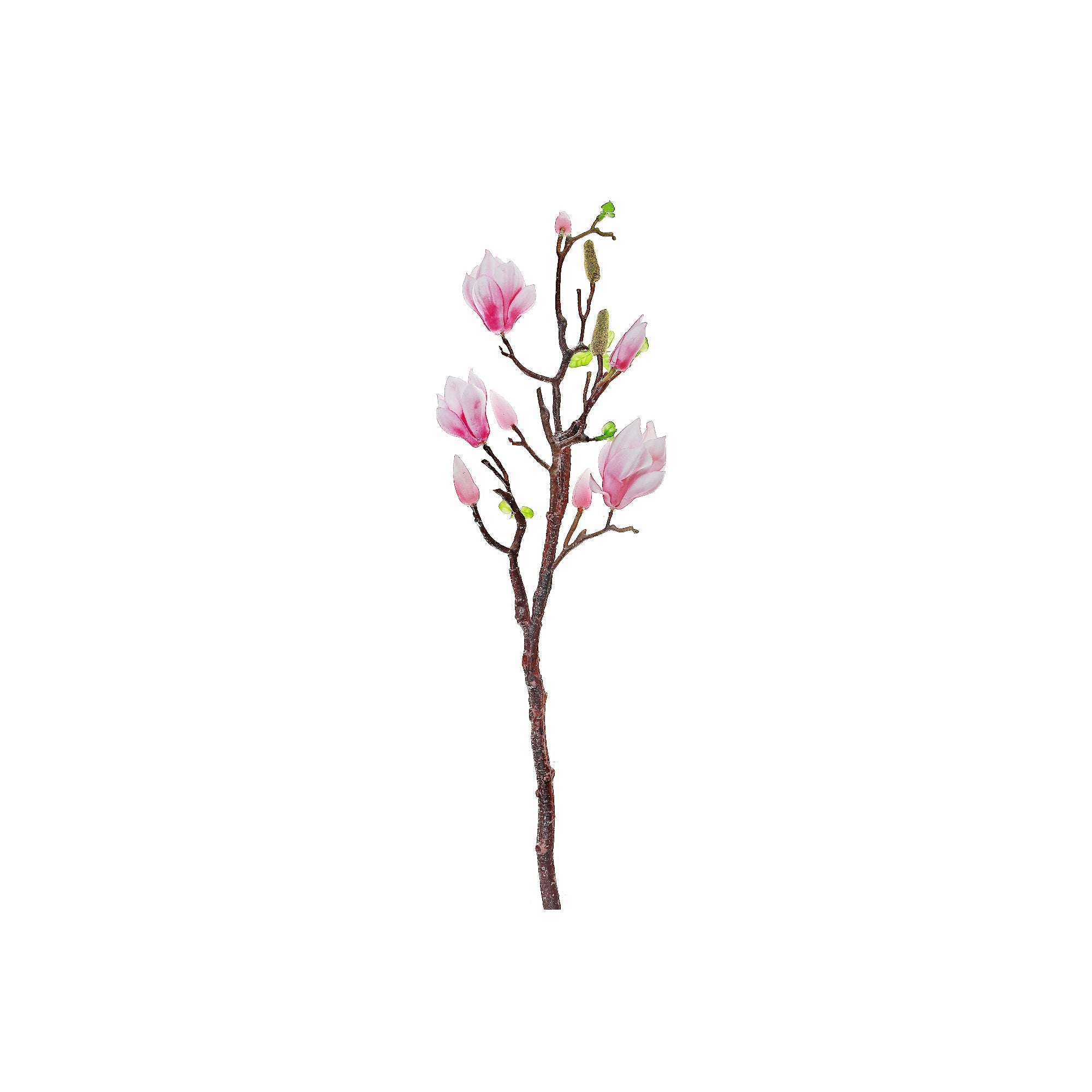 Magnolia Large Spray Pink, Artificial Flower Arrangement, Decorative Wall Accent