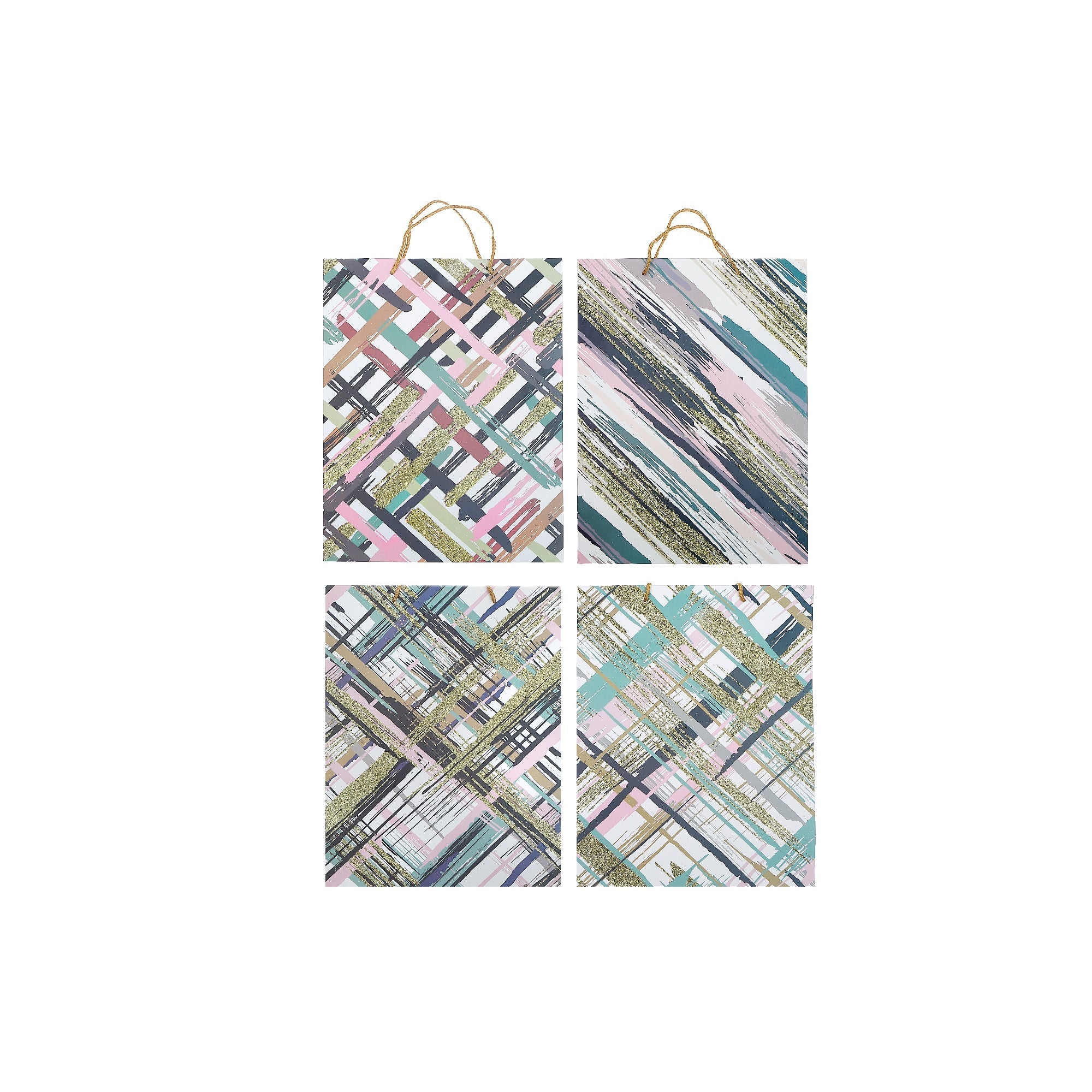 Maison Concepts Gift Bags Abstract Assorted Medium - Set of 12